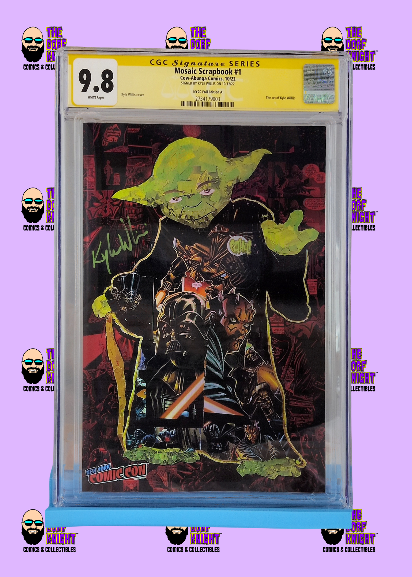 Mosaic Scrapbook #1 - NYCC Foil Edition A - 9.8