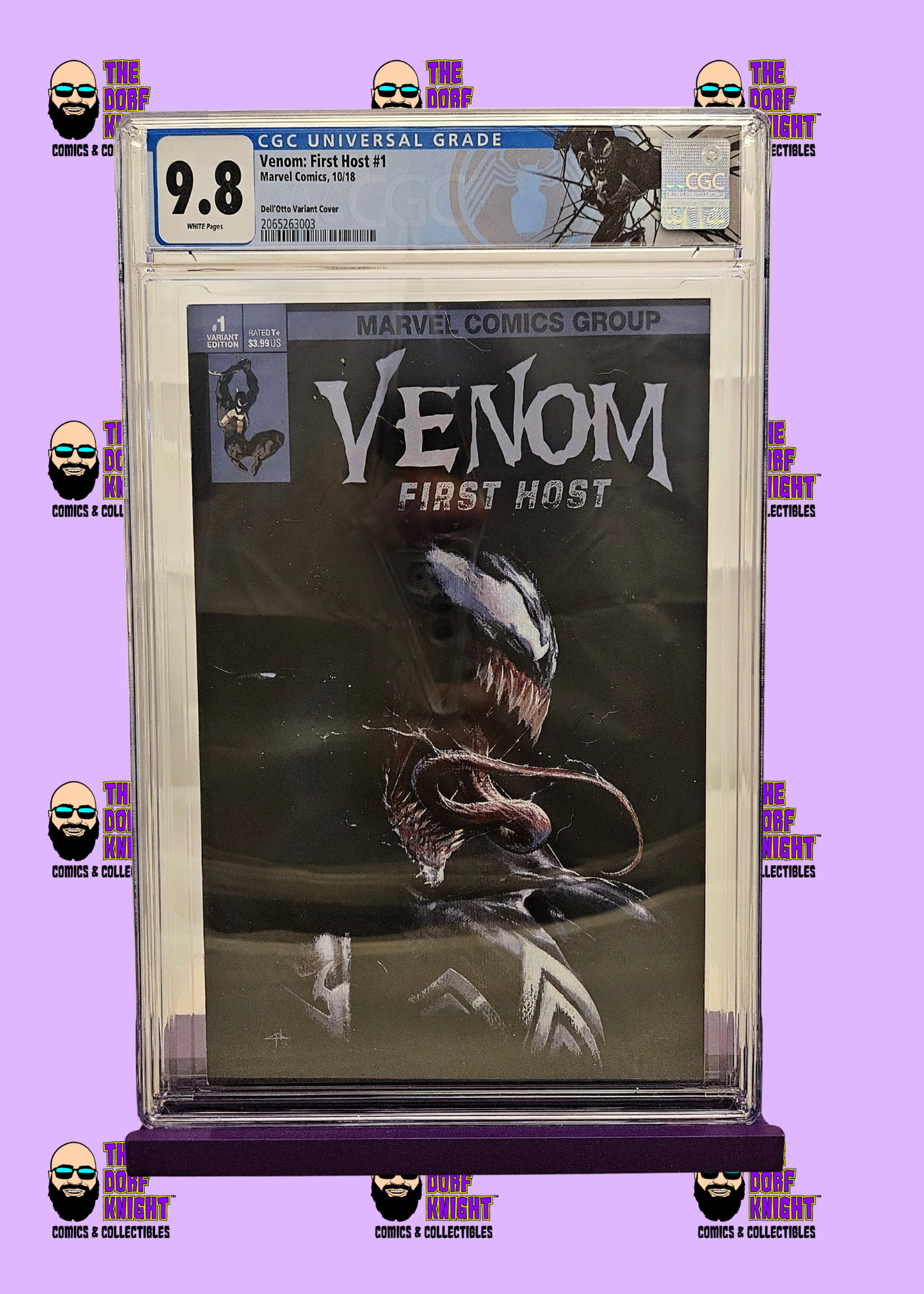 Venom: First Host #1 - Dell'Otto Variant Cover - 9.8