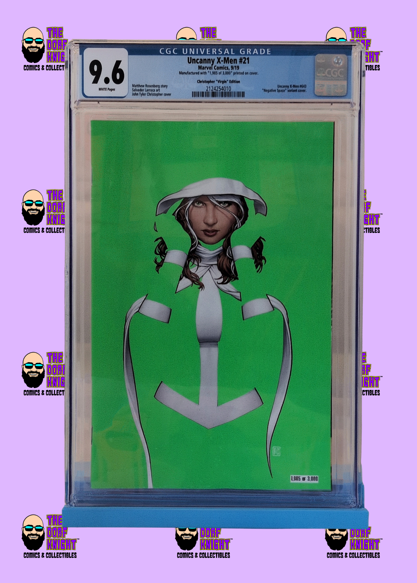 Uncanny X-Men #21 - Christopher "Virgin" Edition - 9.6