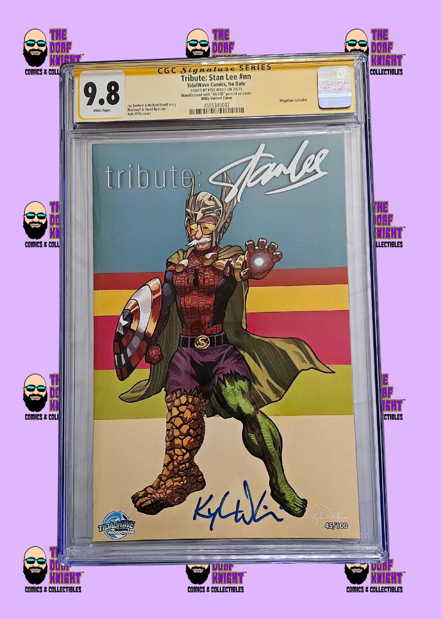 Tribute: Stan Lee #nn - Willis Variant Cover - 9.8