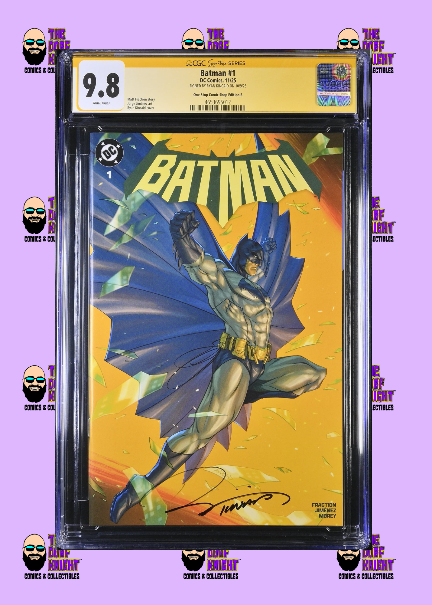 Batman #1 - One Stop Comic Shop Edition B - 9.8