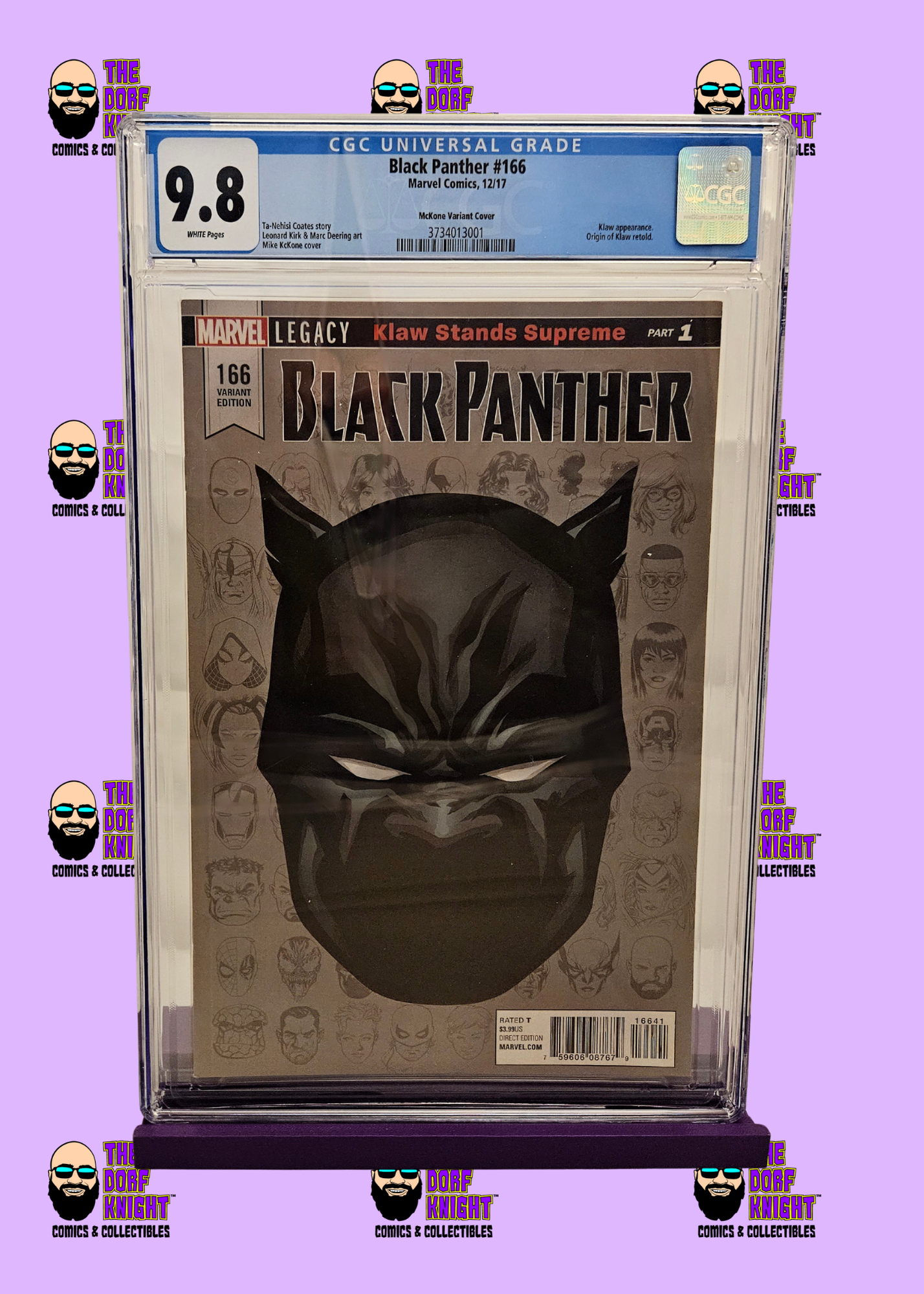 Black Panther #166 - McKone Variant Cover - 9.8