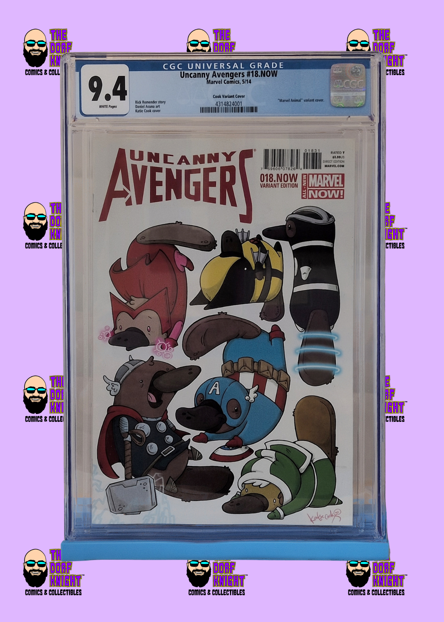 Uncanny Avengers #18.NOW - Cook Variant Cover - 9.4
