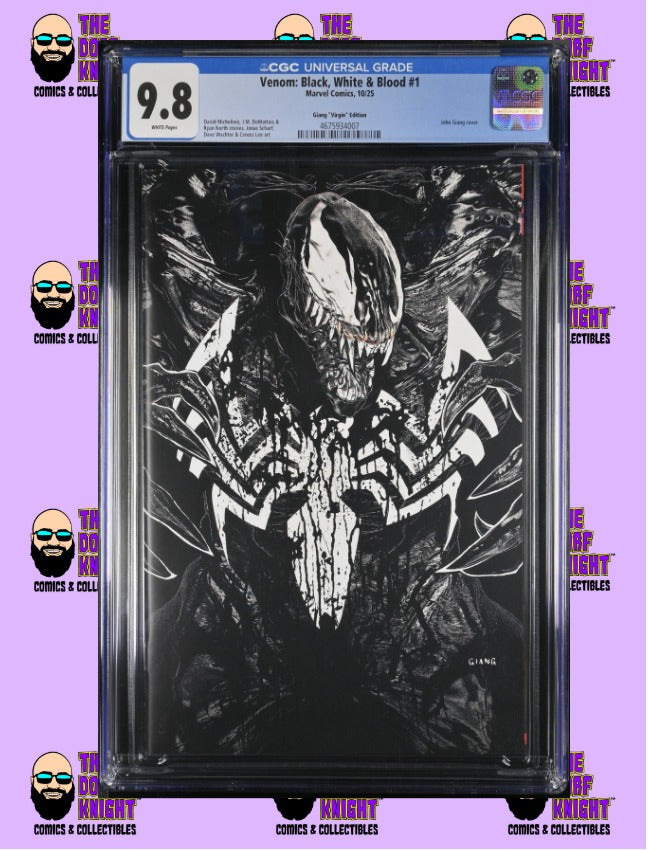 Venom: Black, White & Blood #1 - Giang "Virgin" Edition - 9.8