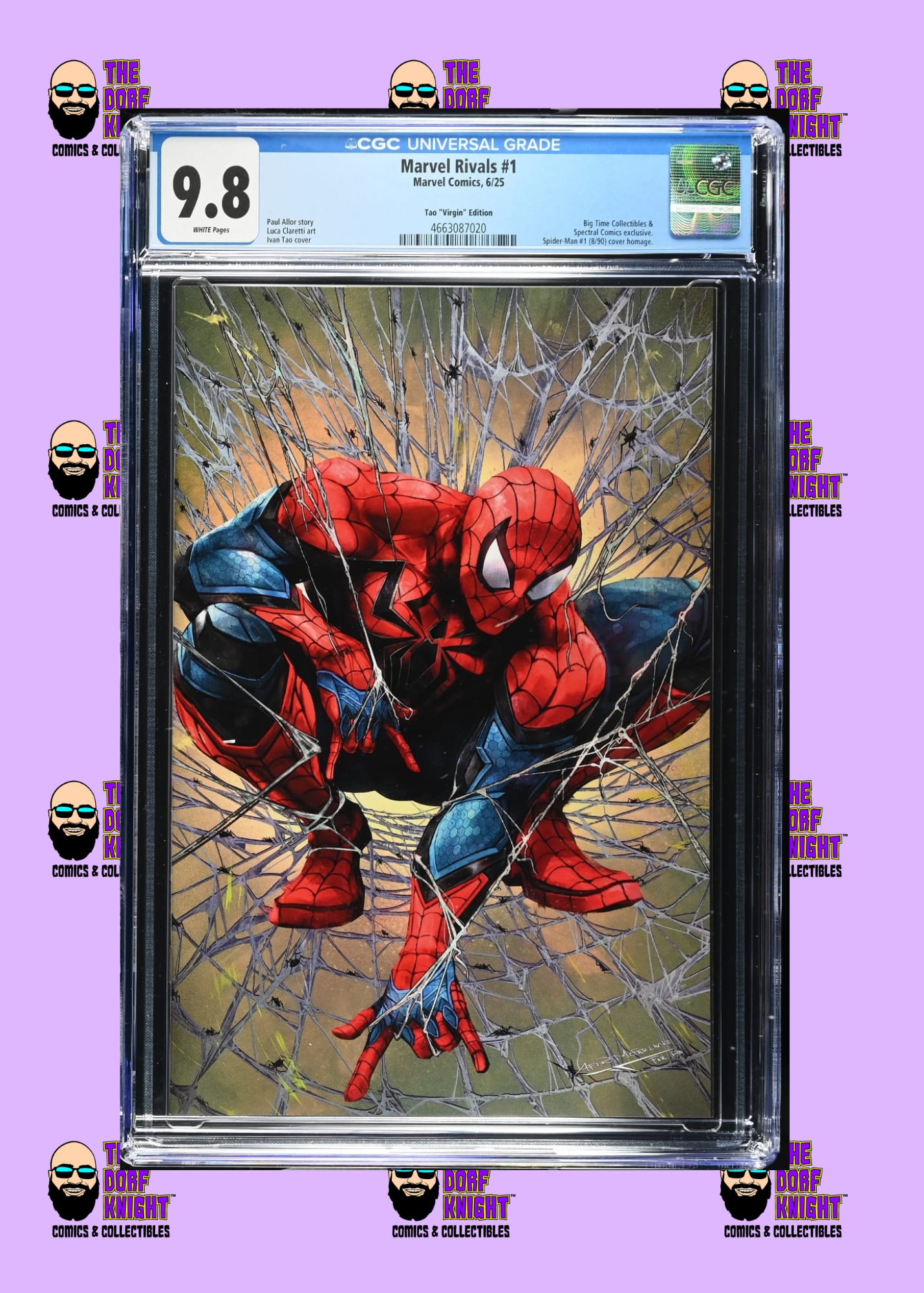 Marvel Rivals #1 - Tao "Virgin" Variant - 9.8