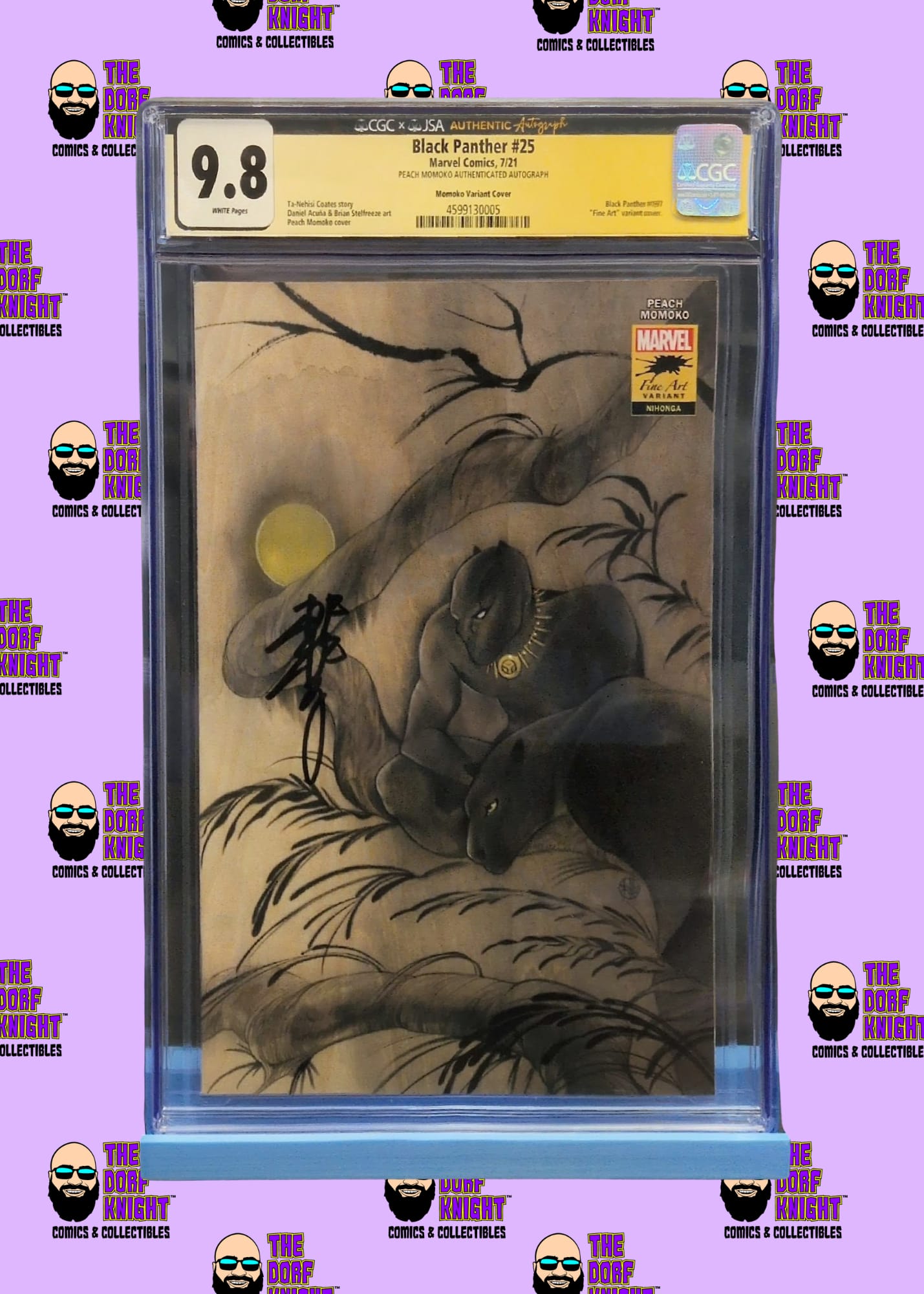 Black Panther #25 - Momoko Variant Cover - Signed by Peach Momoko - 9.8