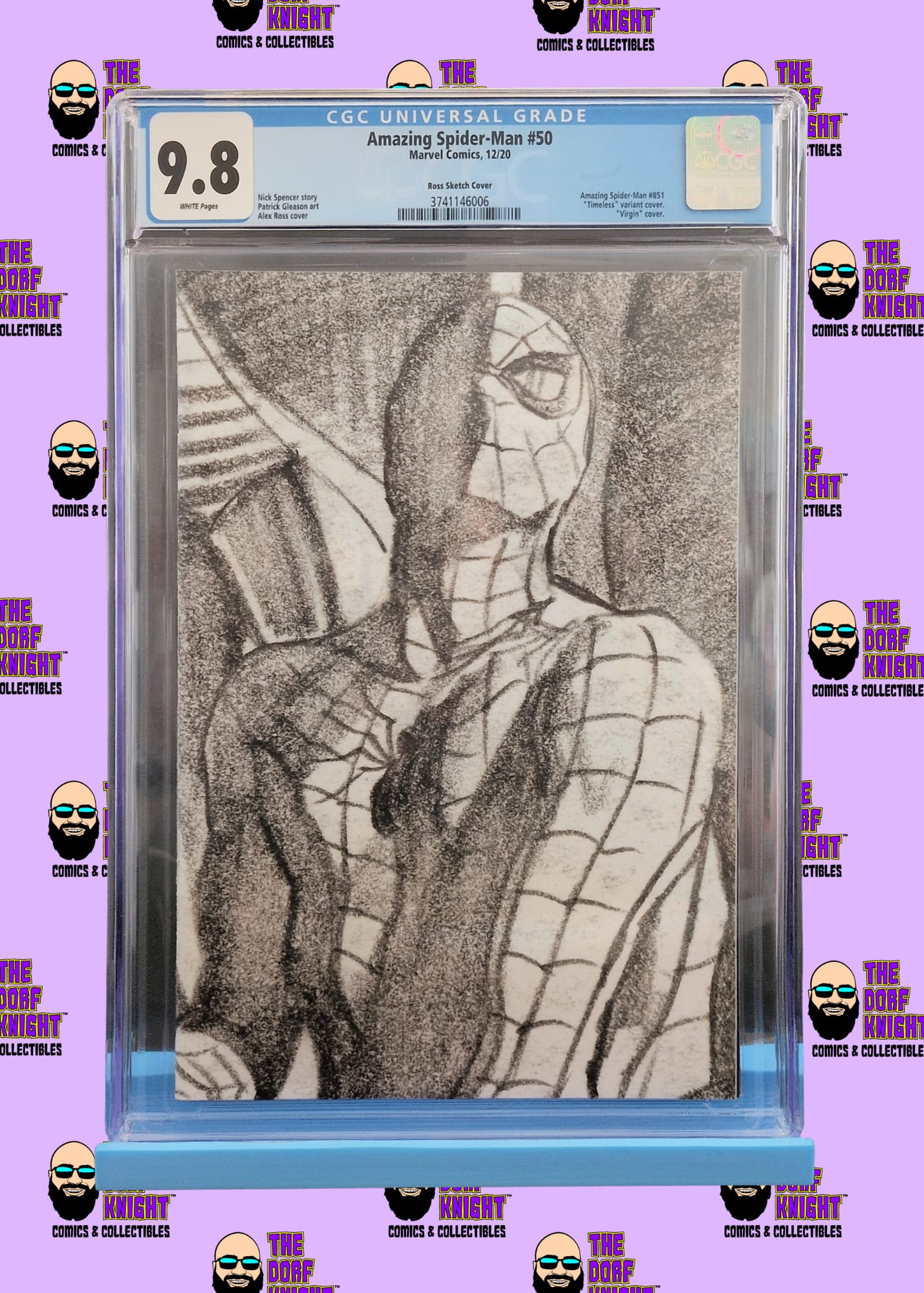 Amazing Spider-Man #50 - Ross Sketch Cover - 9.8