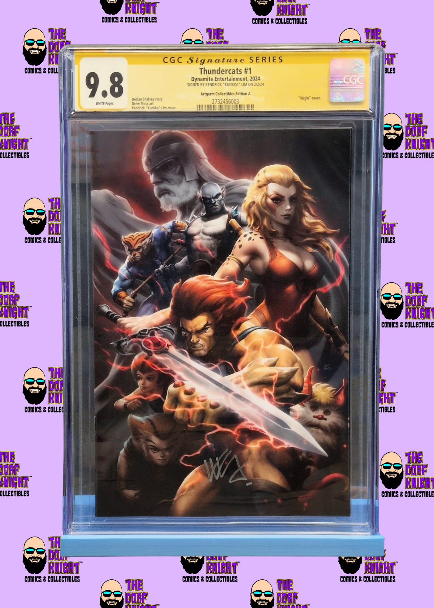 Thundercats #1 - Artgem Collectibles Edition A - Signed by Kendrick "Kunkka" Lim - 9.8