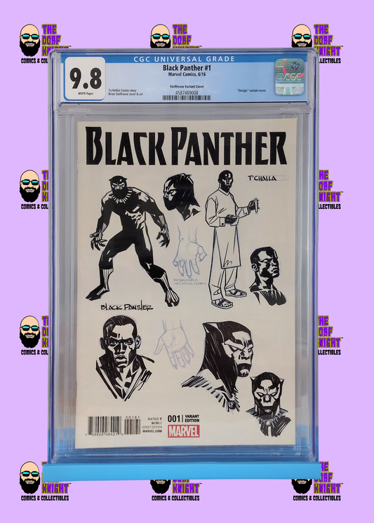 Black Panther #1 - Stelfreeze Variant Cover - 9.8