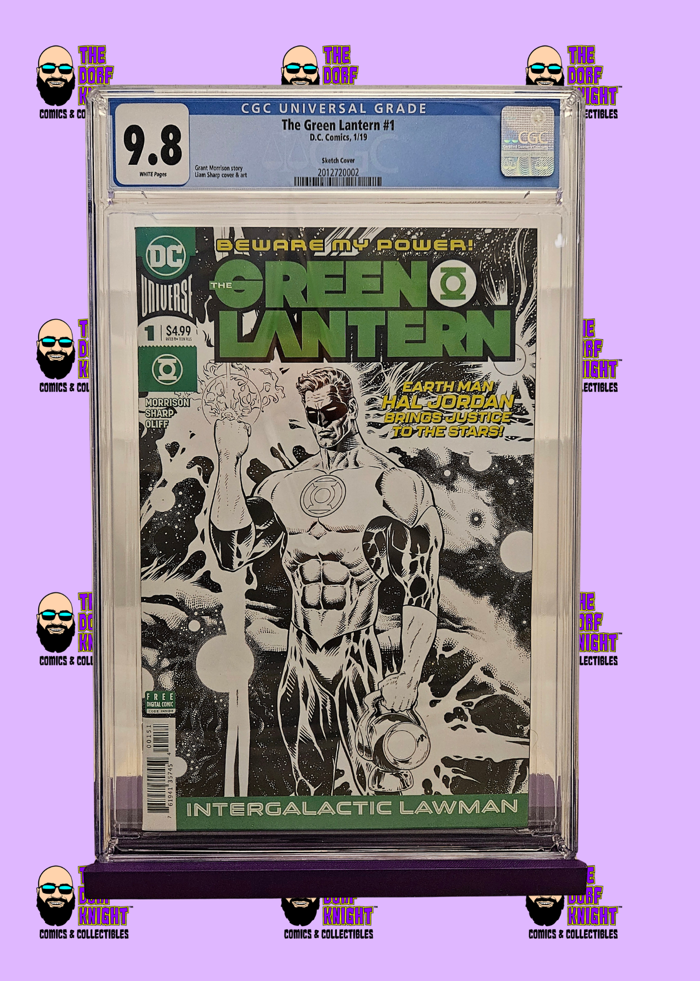 The Green Lantern #1 - Sketch Cover - 9.8