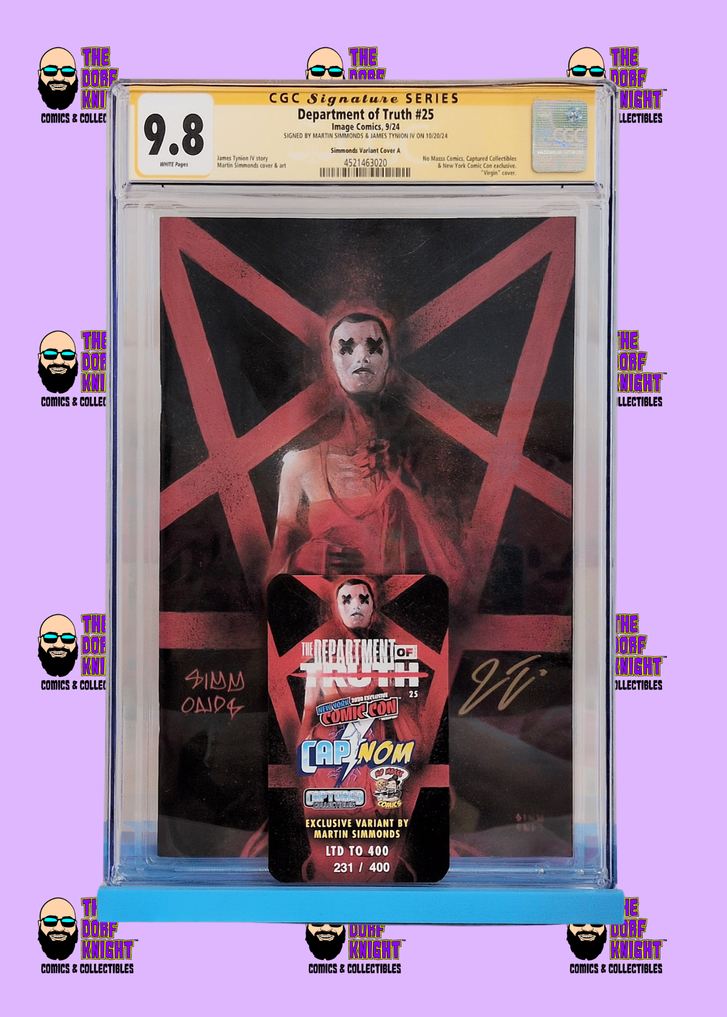 Department of Truth #25 - Simmonds Variant Cover A - 9.8