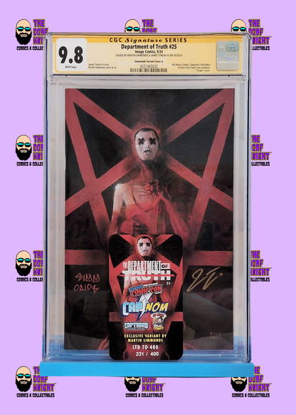 Department of Truth #25 - Simmonds Variant Cover A - 9.8