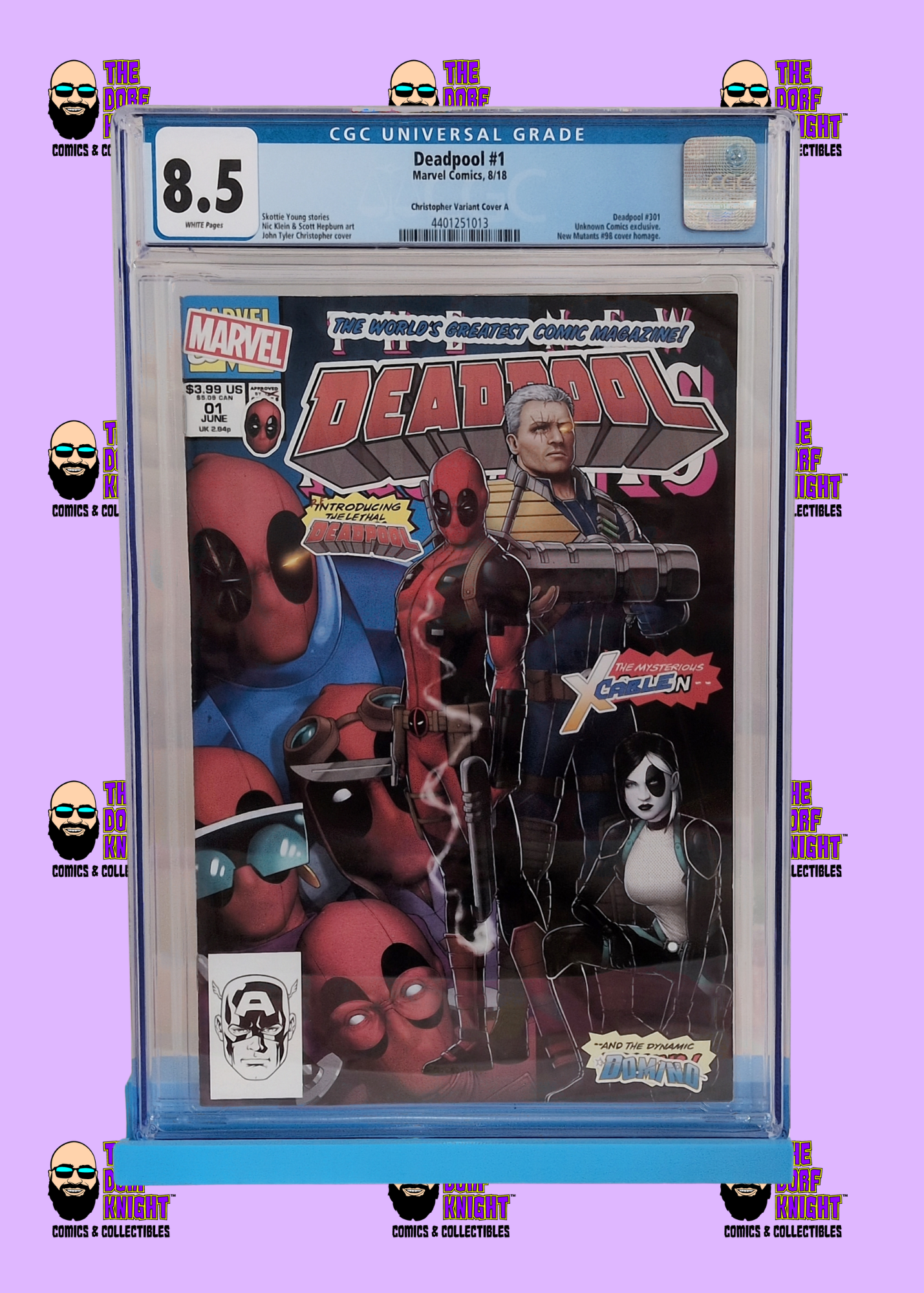 Deadpool #1 - Christhoper Cover Variant A - 8.5