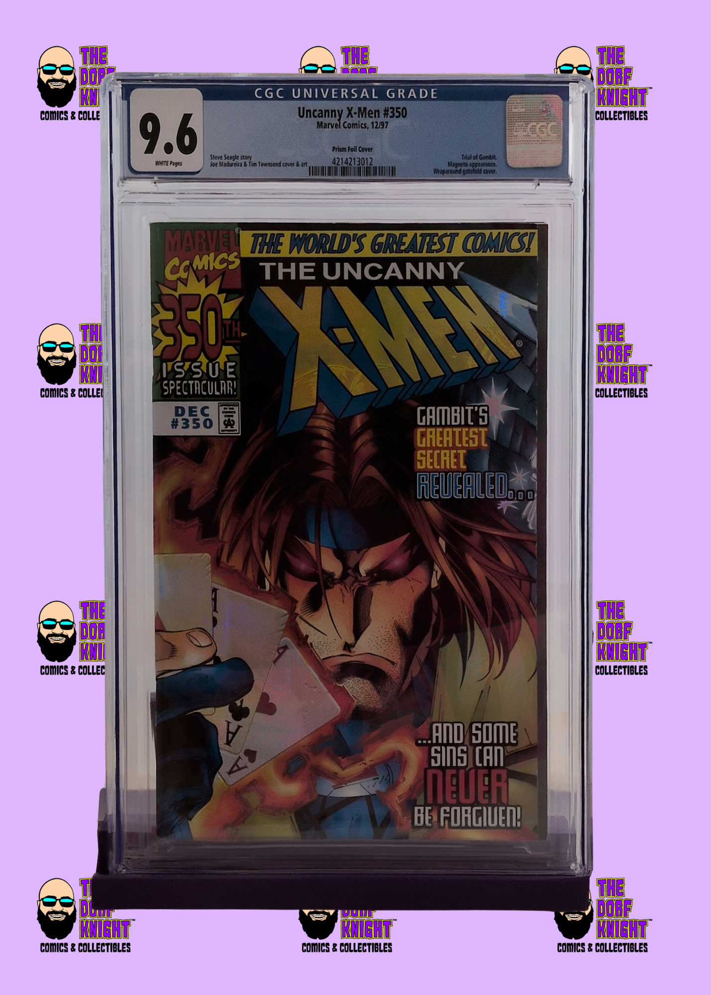 Uncanny X-Men #350 - Prism Foil Cover - 9.6