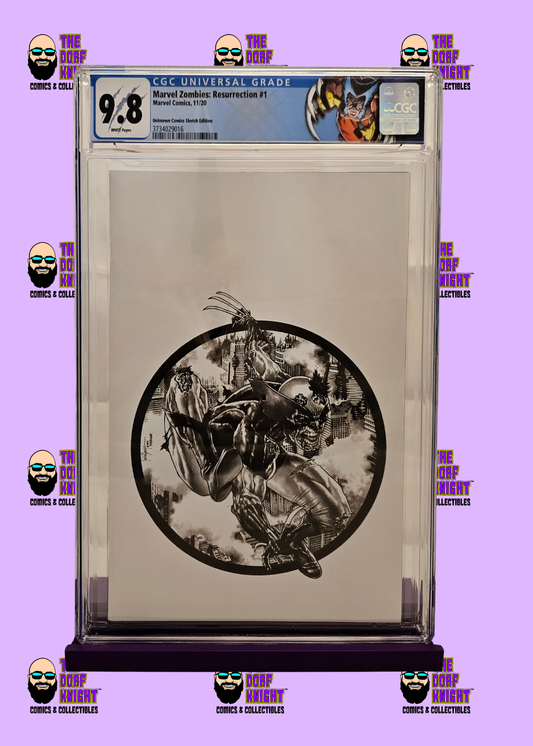 Marvel Zombies: Resurrection #1 - Unknown Comics Sketch Edition - 9.8