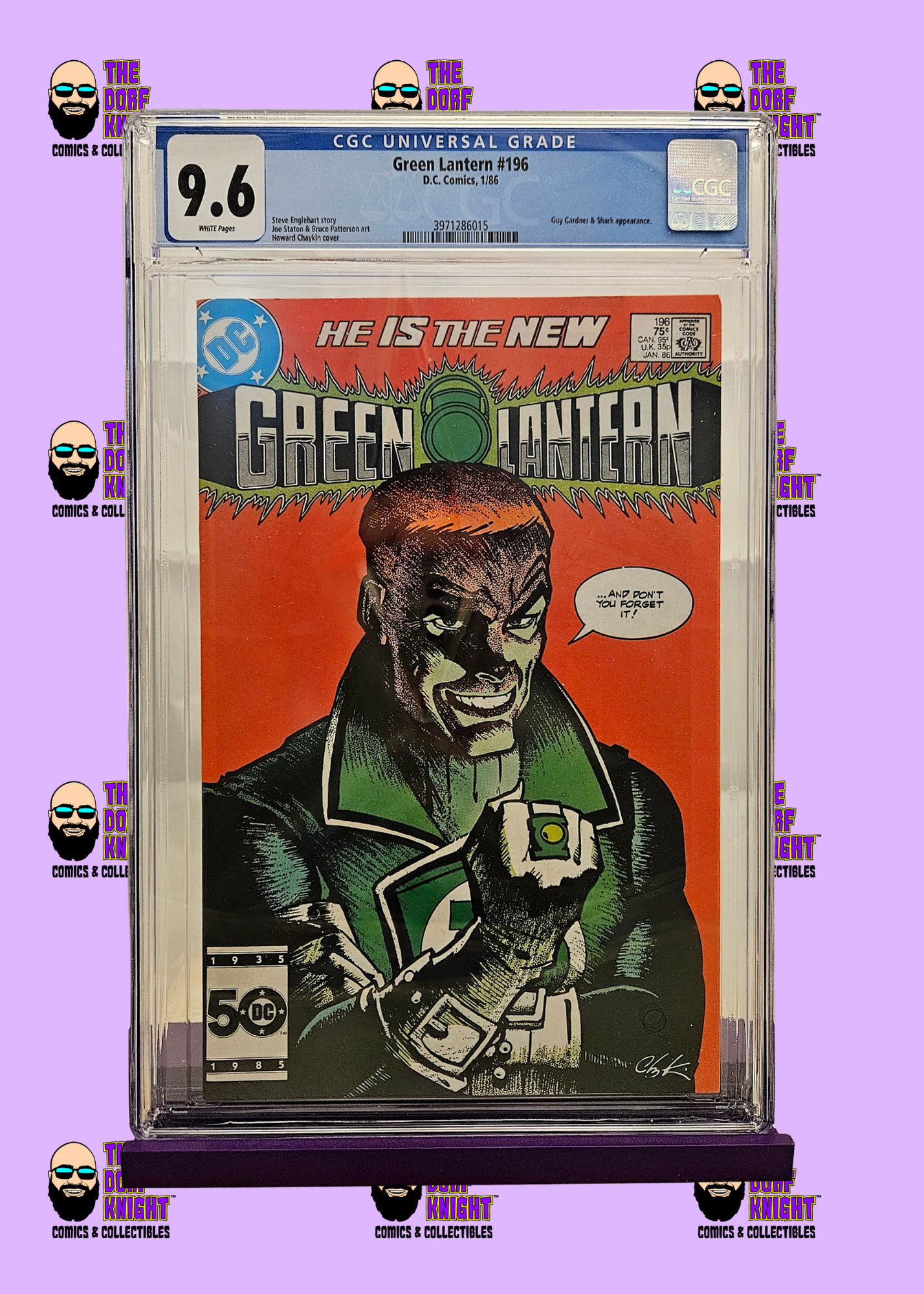 Green Lantern #196 - 9.6