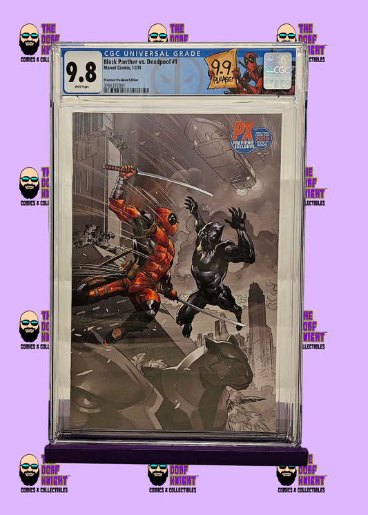 Black Panther vs. Deadpool #1 - Diamond Previews Edtion - 9.8