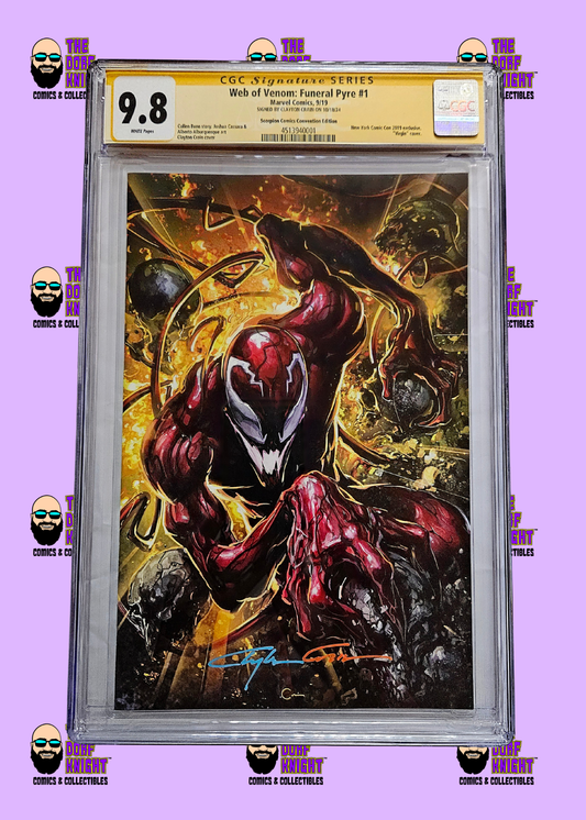 Web of Venom: Funeral Pyre #1 - Scorpion Comics Convention Edition - 9.8