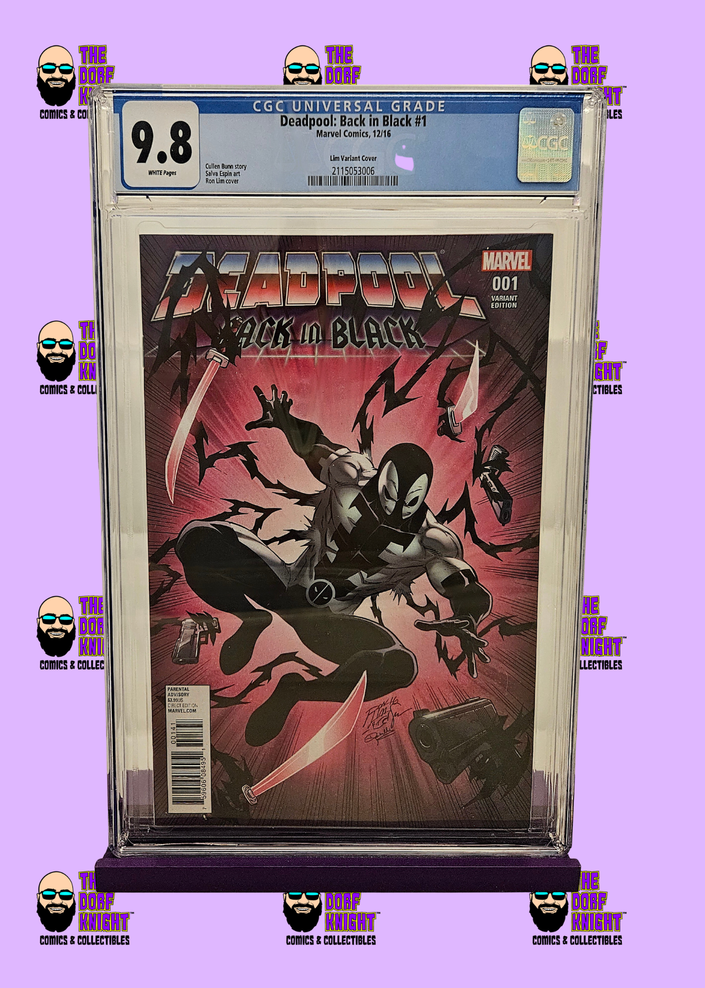 Deadpool: Back in Black #1 - Lim Variant Cover - 9.8