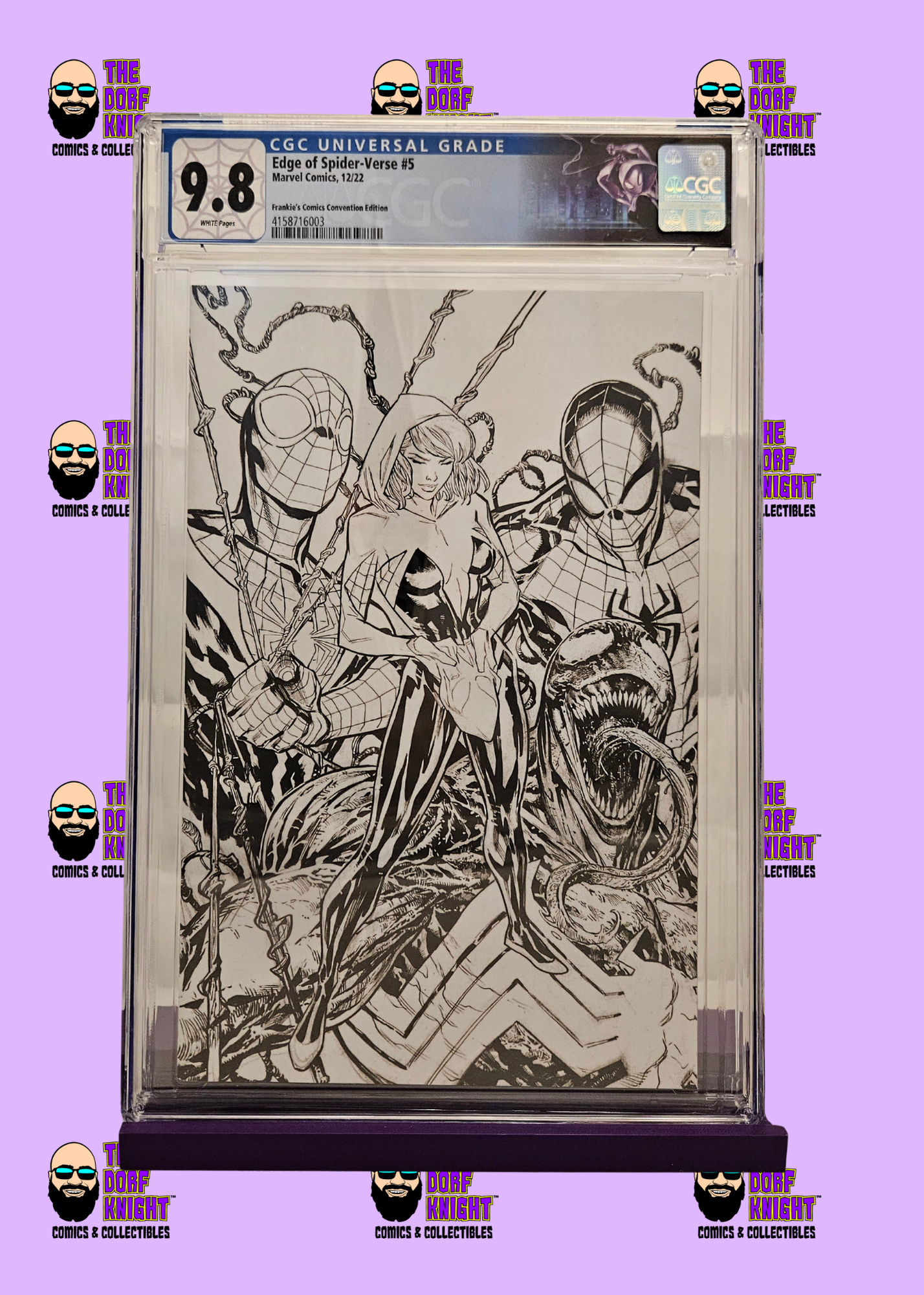 Edge of Spider-Verse #5 - Frankie's Comics Convention Edition - 9.8