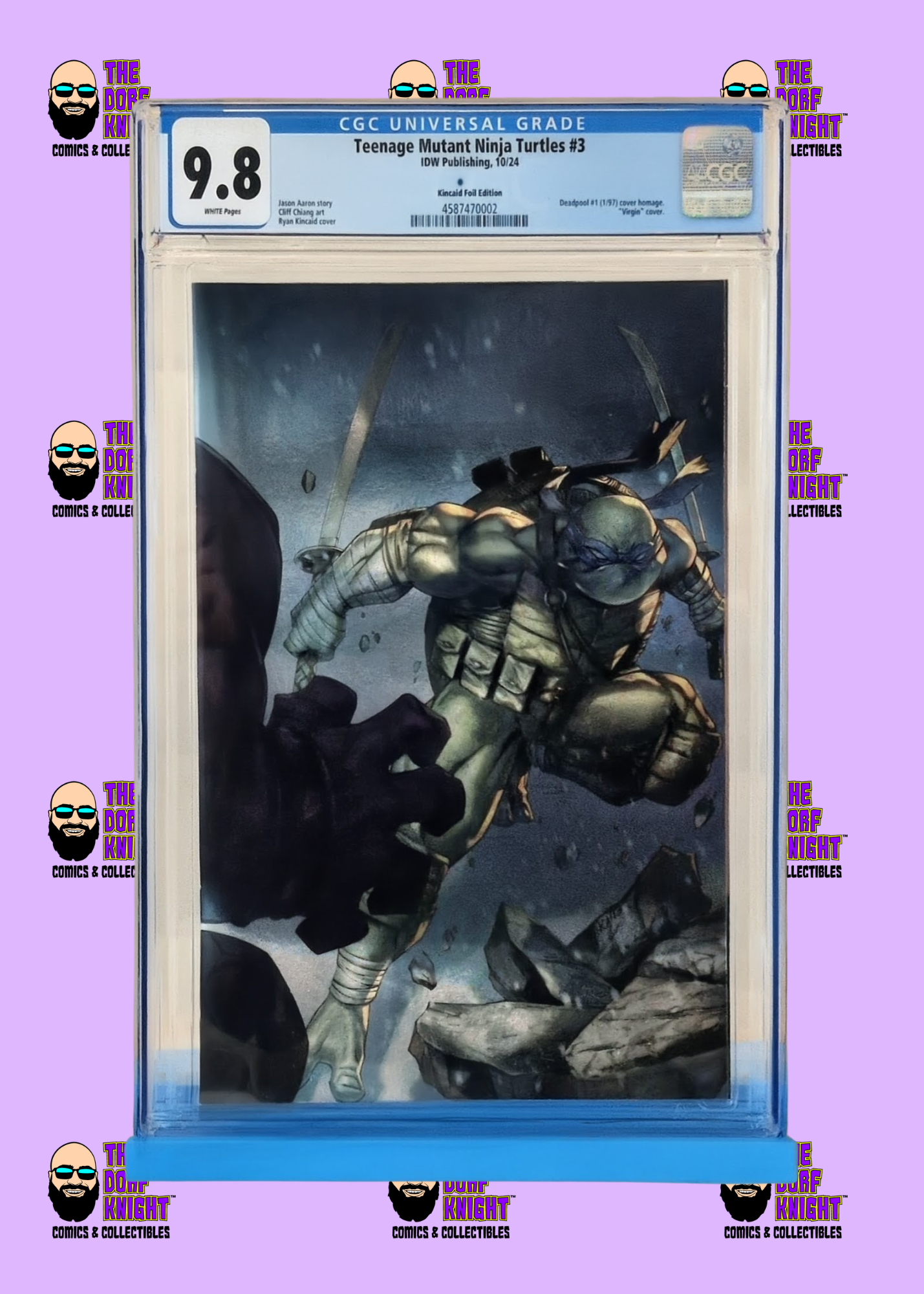 Teenage Mutant Ninja Turtles #3 - Kincaid Foil Edition - 9.8