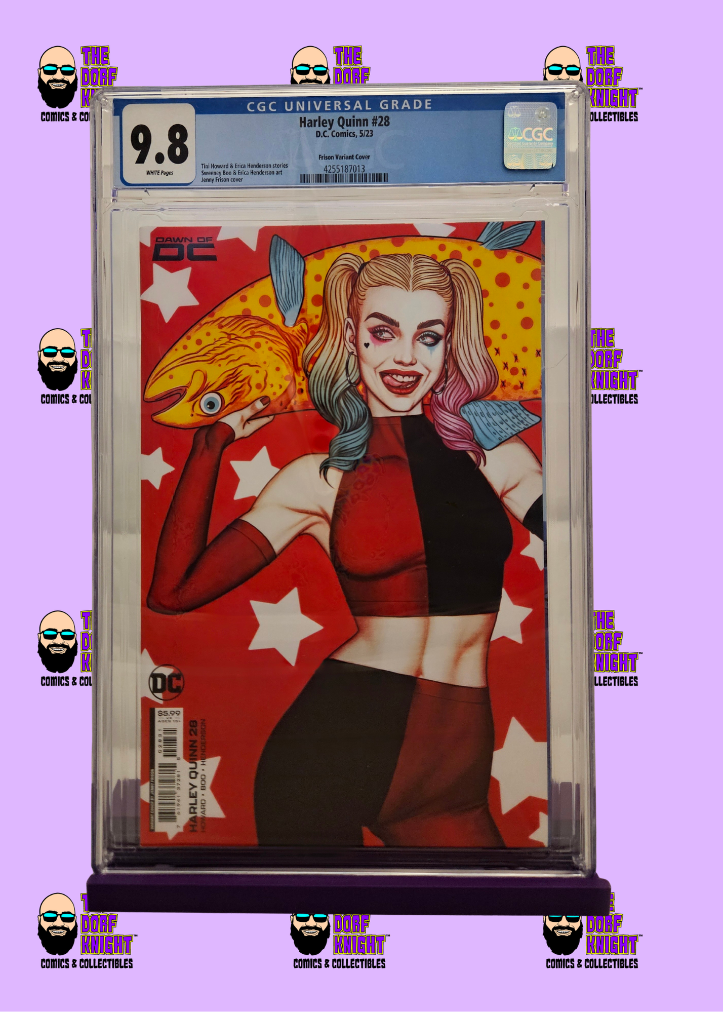 Harley Quinn #28 - Frison Variant Cover - 9.8
