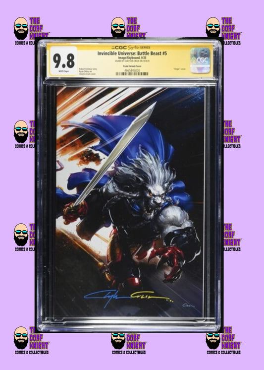 Invincible Universe: Battle Beast #5 - Crain Variant Cover - 9.8 (Copy)