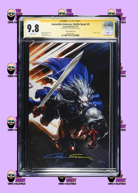 Invincible Universe: Battle Beast #5 - Crain Variant Cover - 9.8