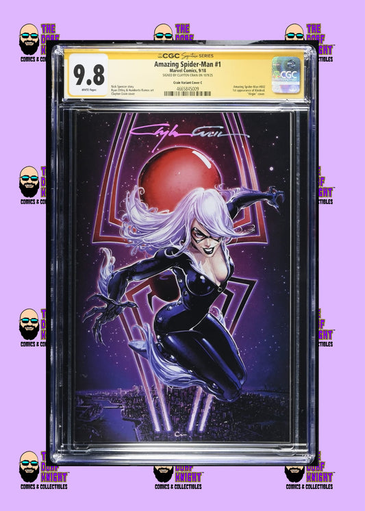 Amazing Spider-Man #1 - Crain Variant Cover C - Signed by Clayton Crain - 9.8