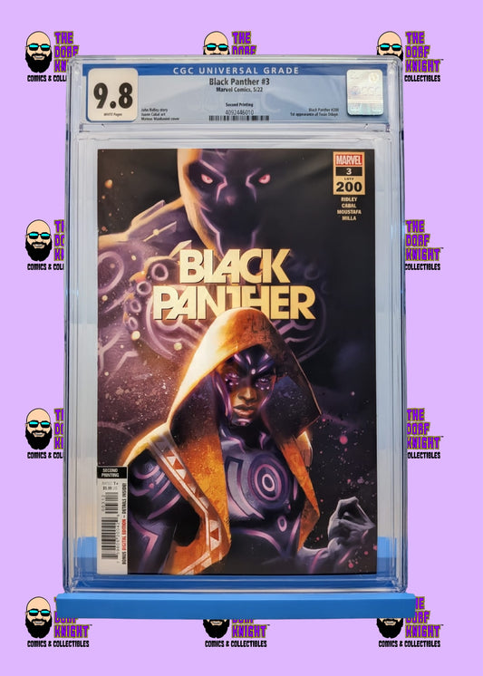 Black Panther #3 - Second Printing - 9.8