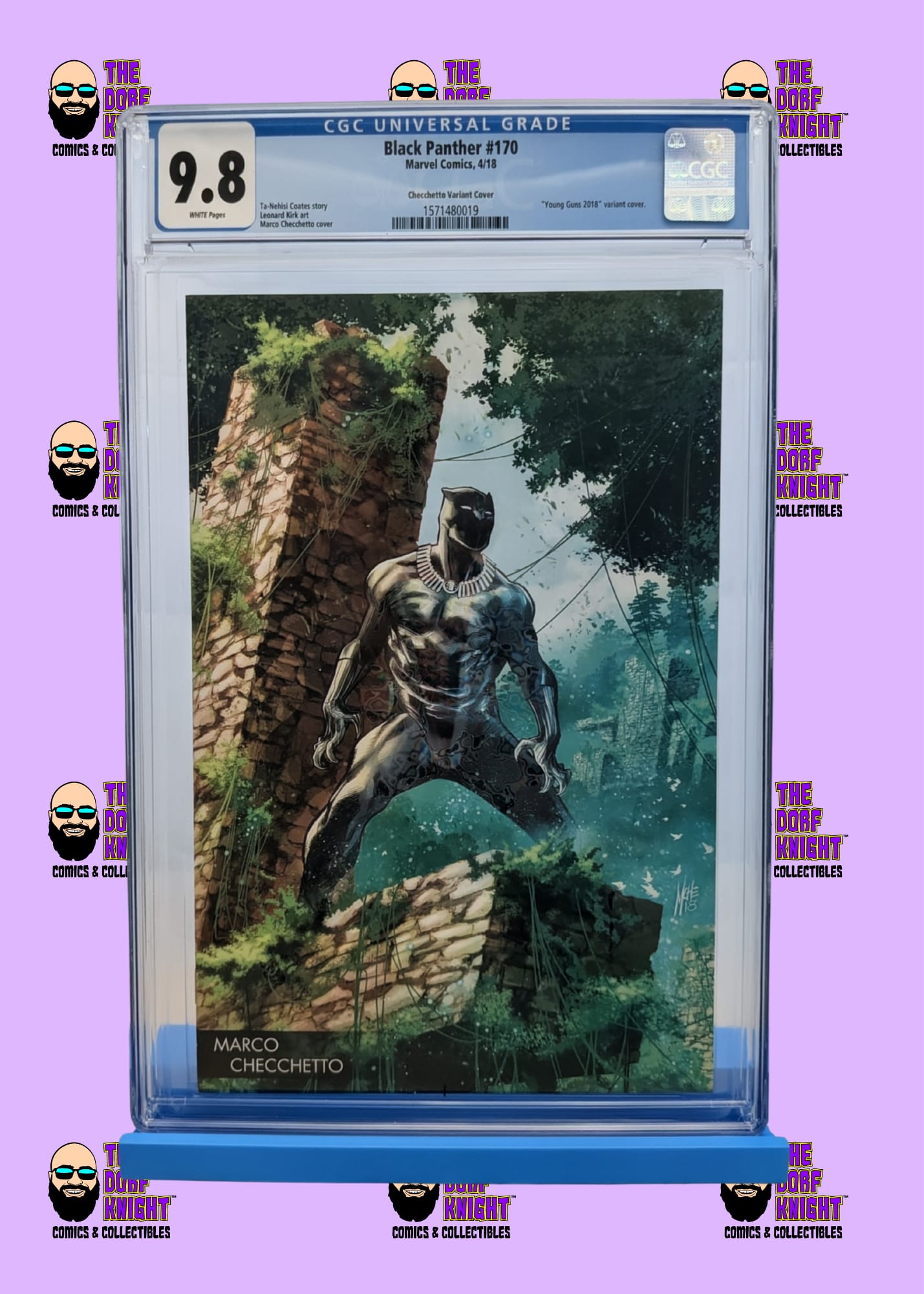 Black Panther #170 - Checchetto Variant Cover - 9.8