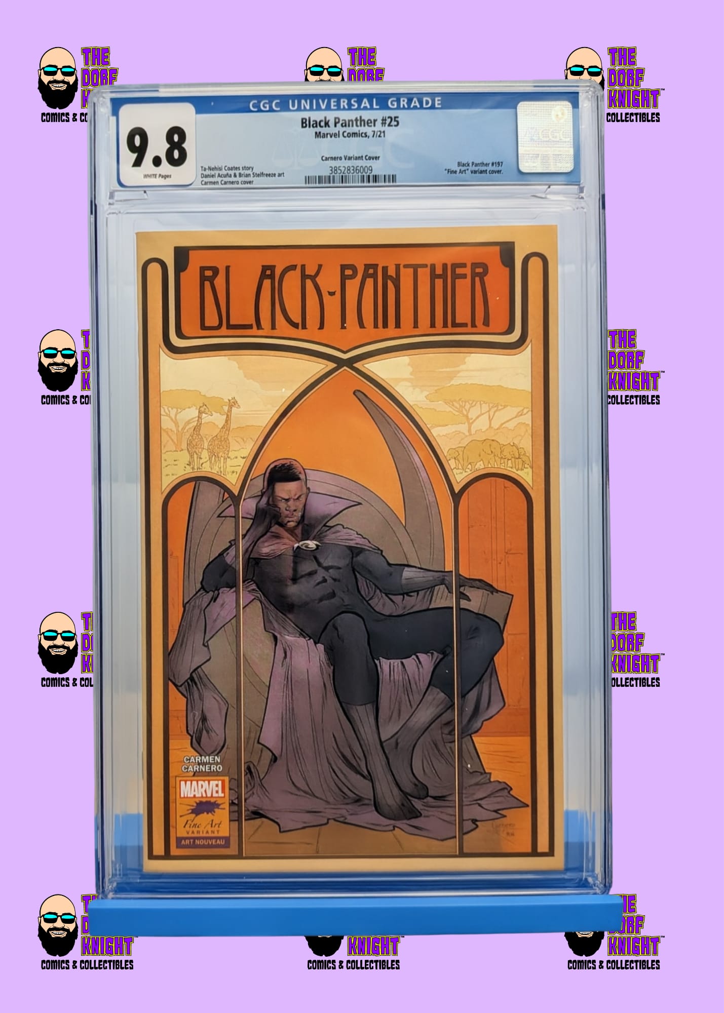Black Panther #25 - Carnero Variant Cover - 9.8
