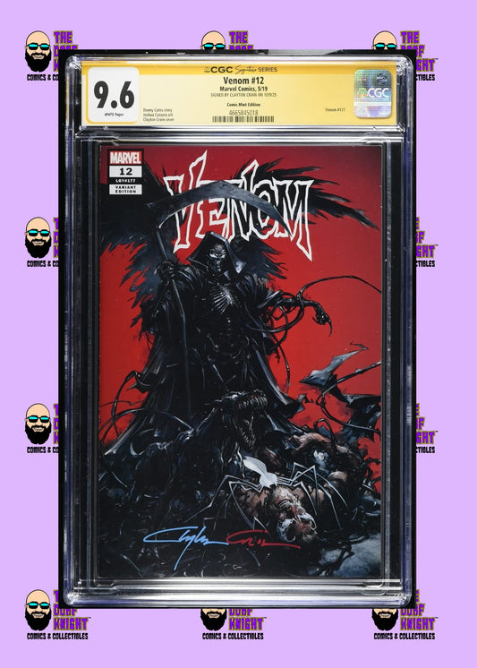 Venom #12 - Comics Mint Edition - Signed by Clayton Crain - 9.6
