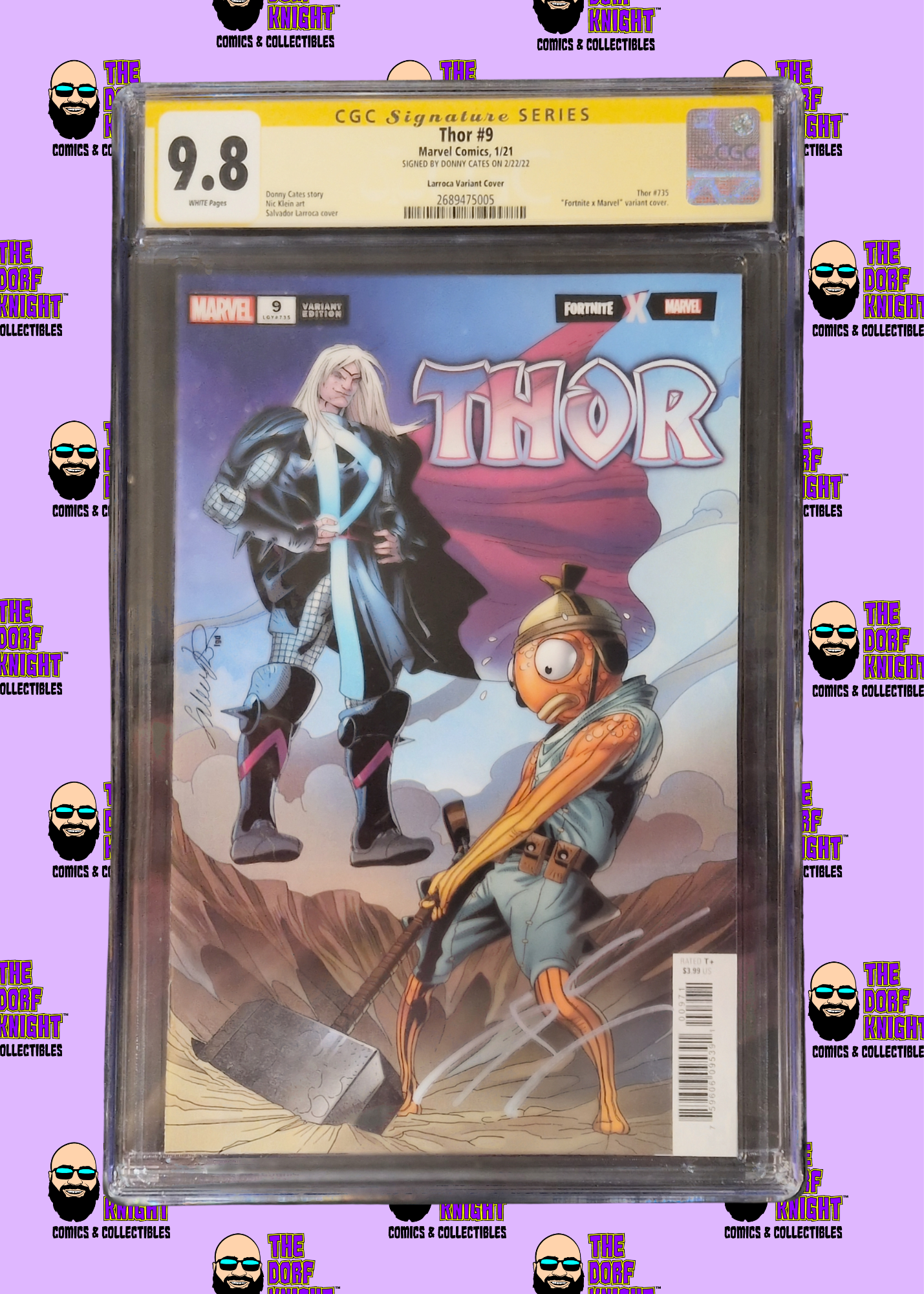 Thor #9 - Lorroca Variant - Signed by Donny Cates - 9.8
