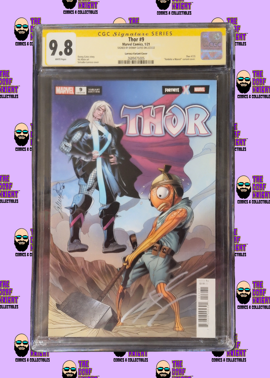 Thor #9 - Lorroca Variant - Signed by Donny Cates - 9.8
