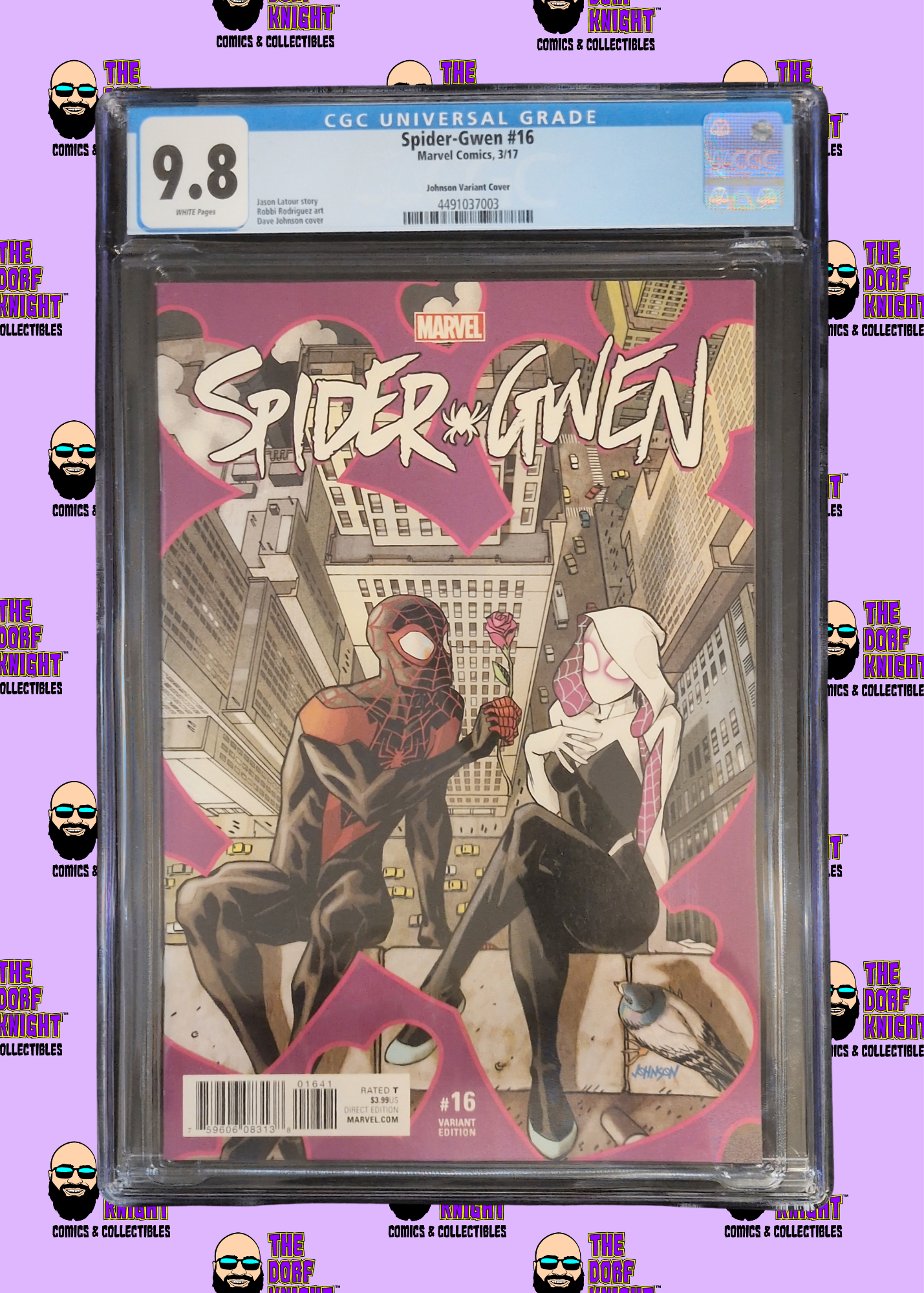 Spider-Gwen #16 - Johnson Variant - 9.8