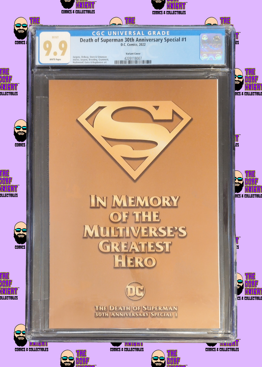 Death of Superman 30th Anniversary Specail # 1 - Varant - 9.9