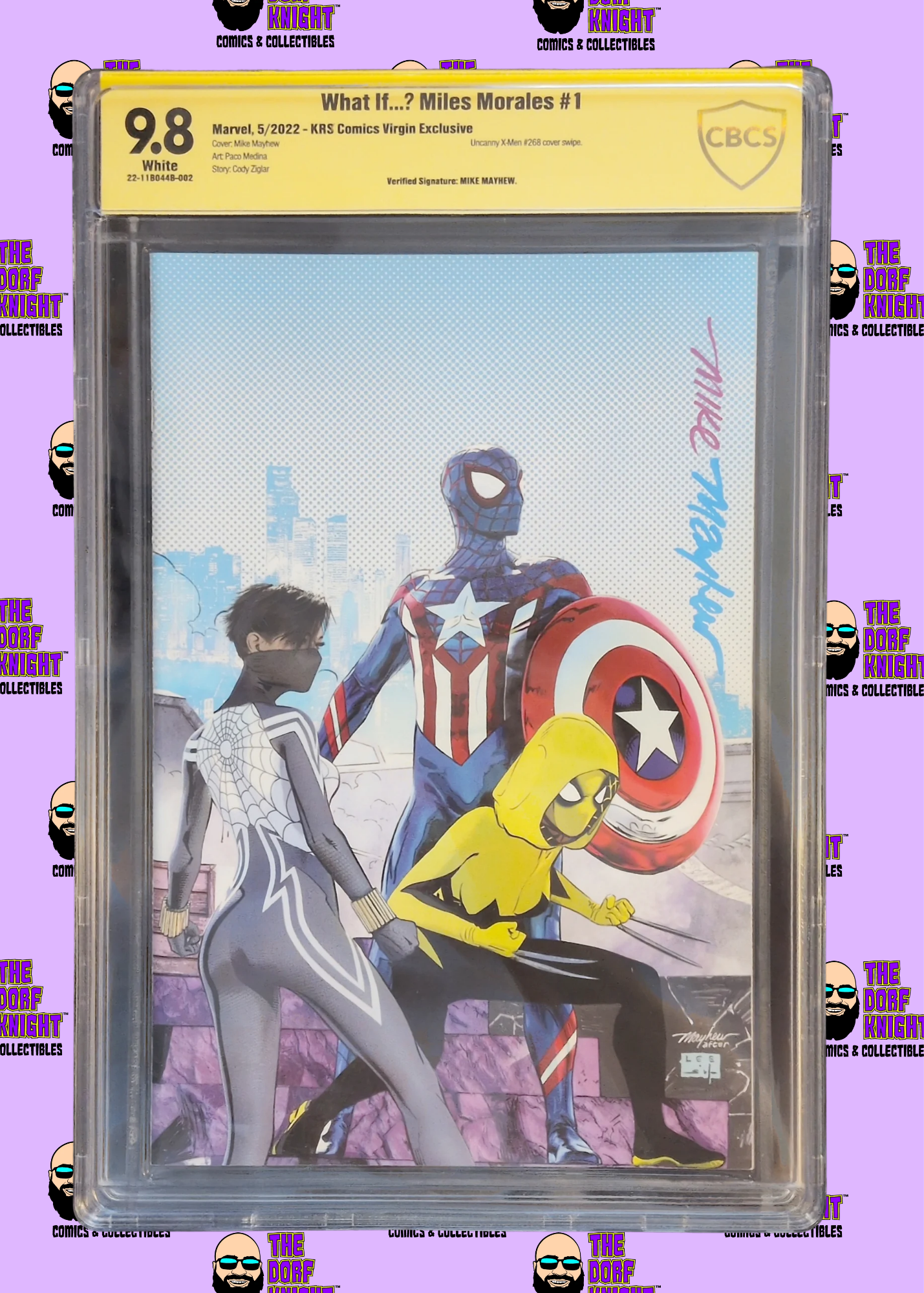 What if...? Miles #1 - KRS "Virgin" Exclusive - Signed by Mike Mayhew - 9.8
