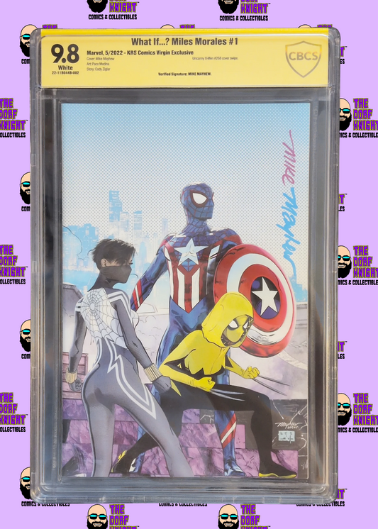 What if...? Miles #1 - KRS "Virgin" Exclusive - Signed by Mike Mayhew - 9.8