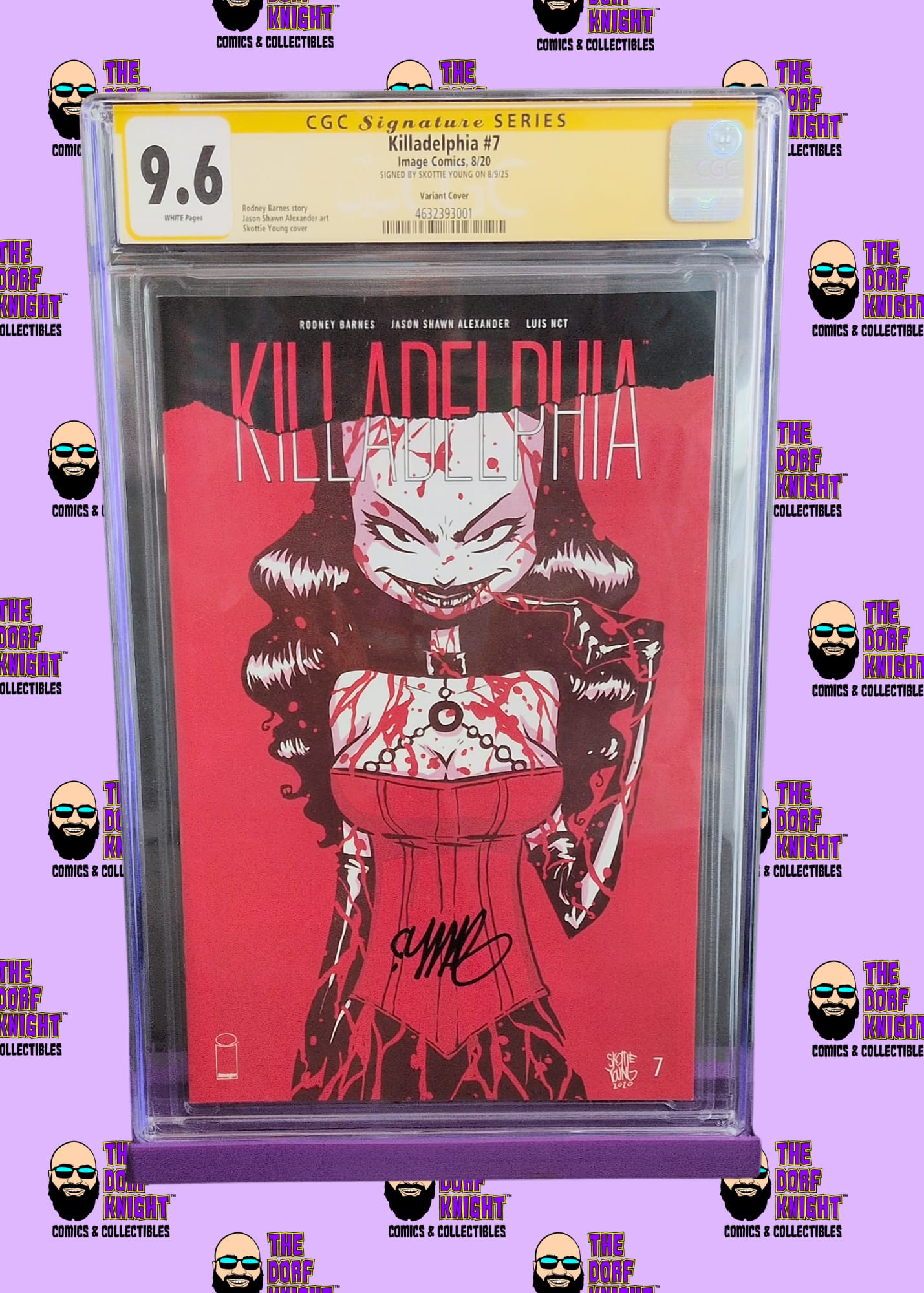 Killadelphia #7 - Variant Cover - Signed by Skottie Young - 9.6