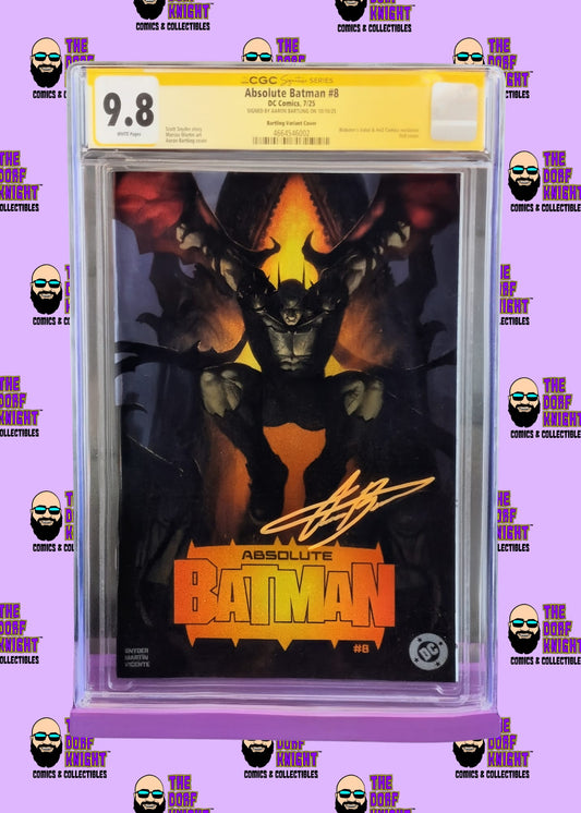 Absolute Batman #8 - Bartling Variant Cover - Signed by Aaron Bartling - 9.8