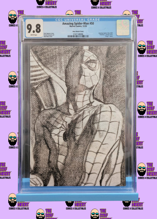 Amazing Spider-Man #50 - Ross Sketch Cover - 9.8