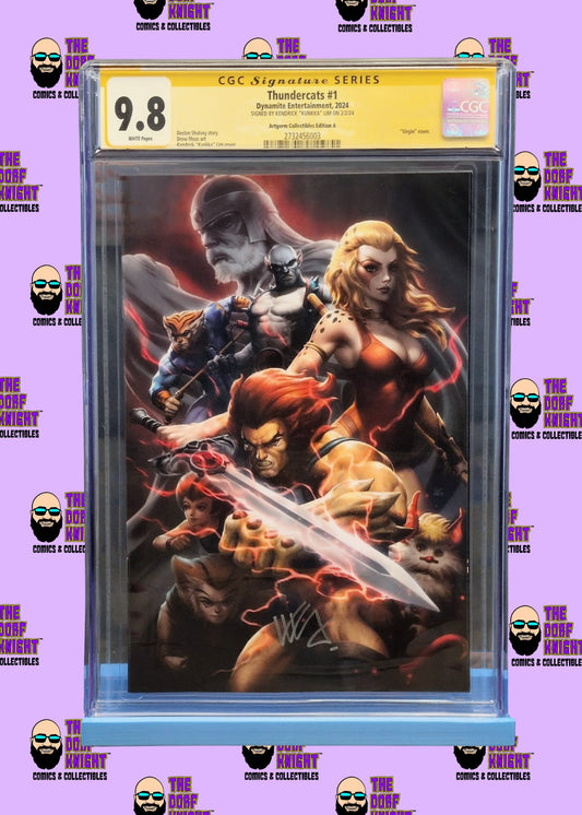 Thundercats #1 - Artgem Collectibles Edition A - Signed by Kendrick "Kunkka" Lim - 9.8