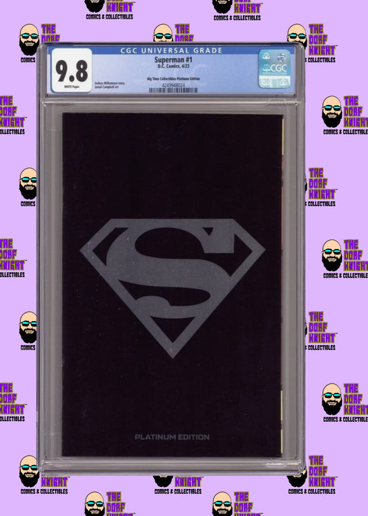 Superman #1 - Big Time Collectibles Platinum Edition - 9.8