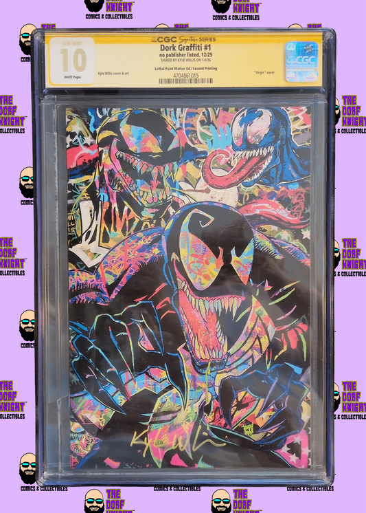 Dork Graffiti #1 - Lethal Paint Marker Edition - Signed by Kyle Willis - 10